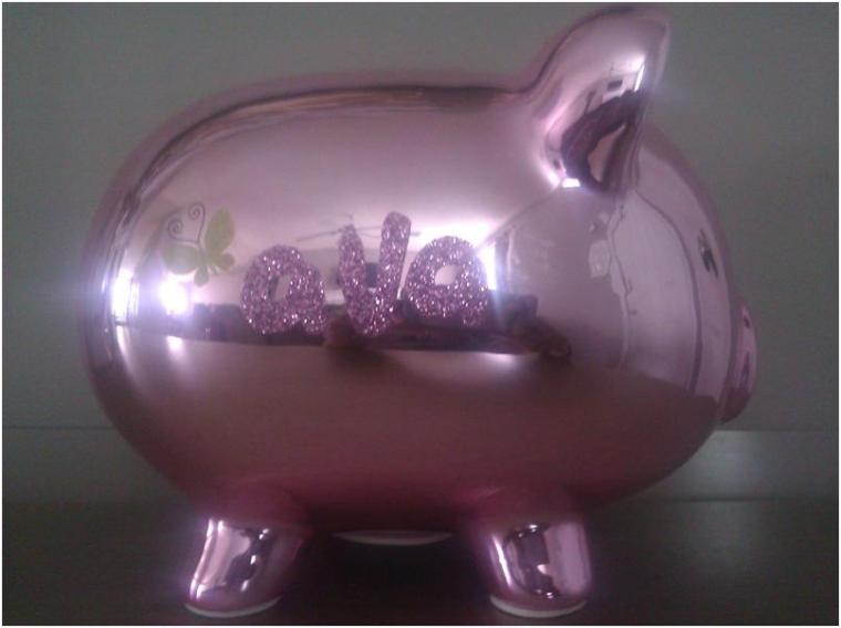 Piggy Bank with Name