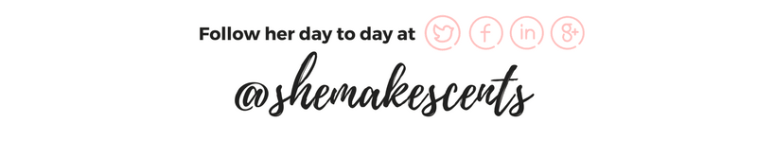 Follow She Makes Cents on Social Media!