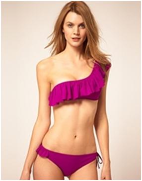 ruffle bikini She Makes Cents
