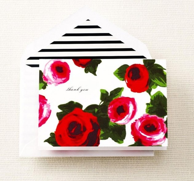 Kate Spade Thank You Note