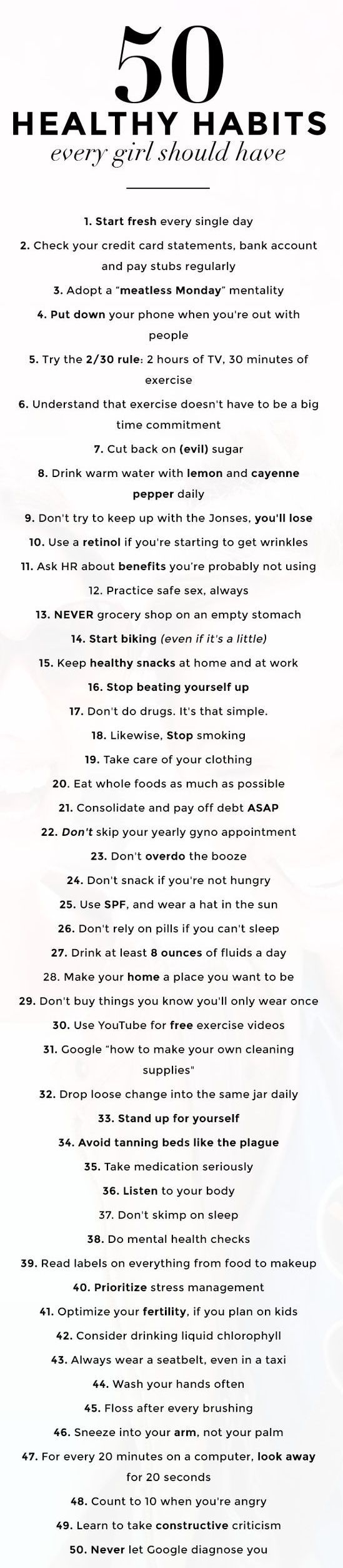 Healthy Habits
