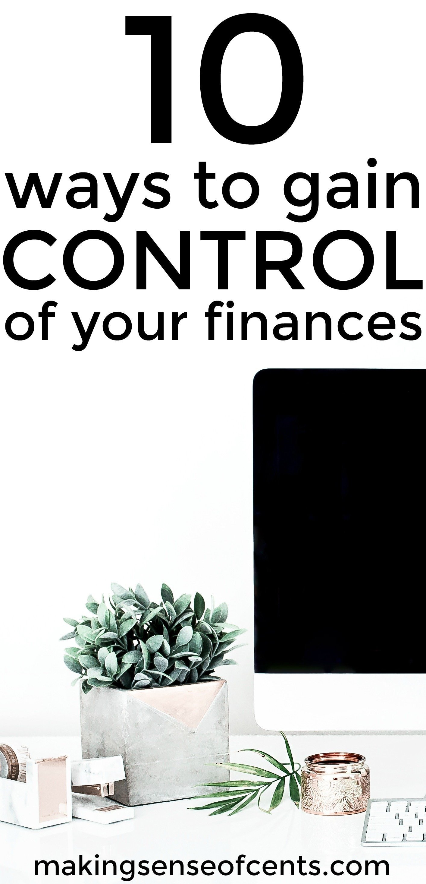 Find out how to gain control of your finances with these helpful tips. This is a great list!