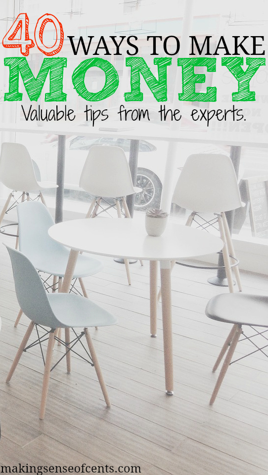 40+ Expert Tips, Ways To Make Money On The Side, and Side Hustle Ideas. There are many different ways to make money on the side and many great side hustle ideas. With this post, you'll hear from several experts about how you can make side hustle income.