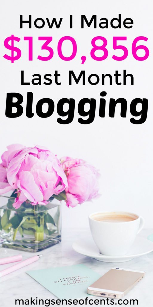 Here's how Michelle made $130,856 last month blogging. In her monthly income reports, she shows you exactly what she's working on, shares her best blogging tips, and more.
