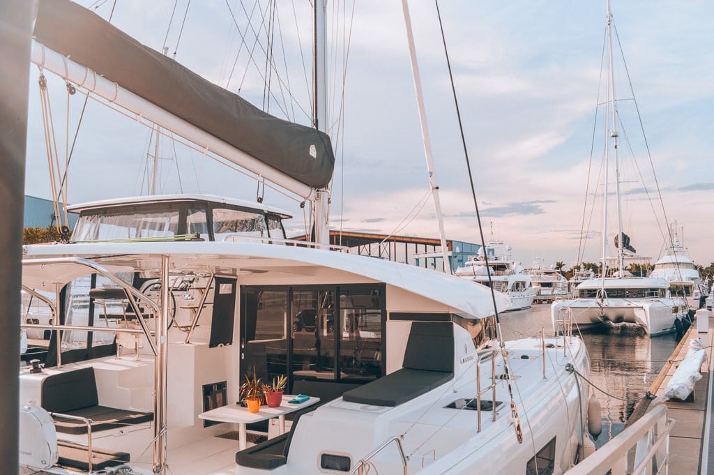 We're living on a sailboat, SV Paradise! We bought a Lagoon 42 catamaran and switched from RVing to becoming liveaboards and eventually cruisers.